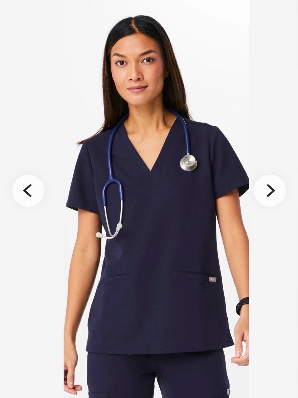 Figs Casma Navy NWT Scrub Top - XL